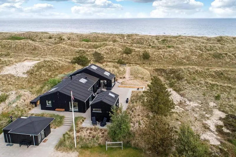 Flot 5-stjernet sommerhus ved stranden i Ålbæk i Nordjylland