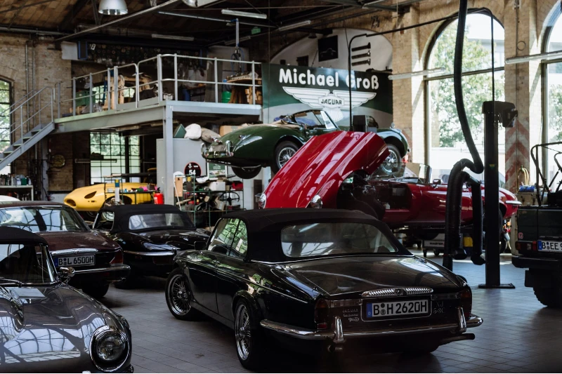 Classic-Remise Berlin er et godt bilmuseum med klassiske biler