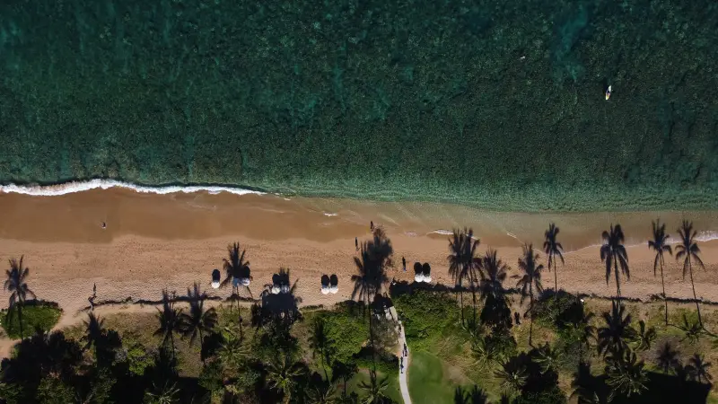 Kāʻanapali Strand på Maui hører til blandt de bedste strande i USA