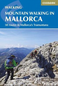 Kort over Mallorca med vandreruter