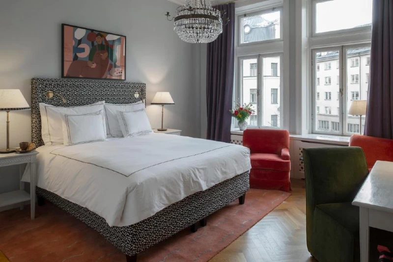 The Sparrow Hotel er et lille hyggeligt hotel i Östermalm i Stockholm