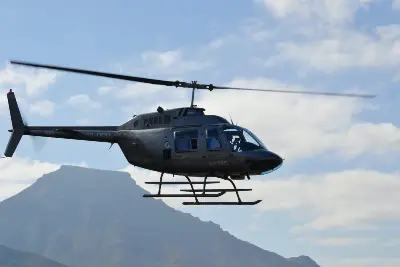 Se Teide fra en helikopter