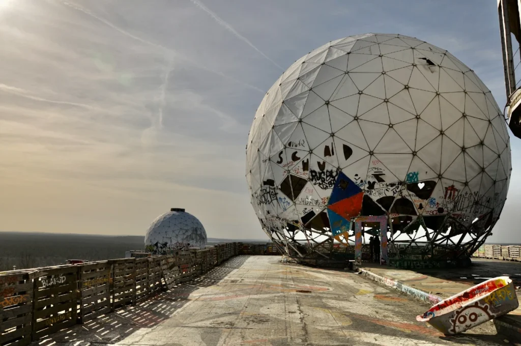 Teufelsberg byder på en flot udsigt over Berlin og omegn