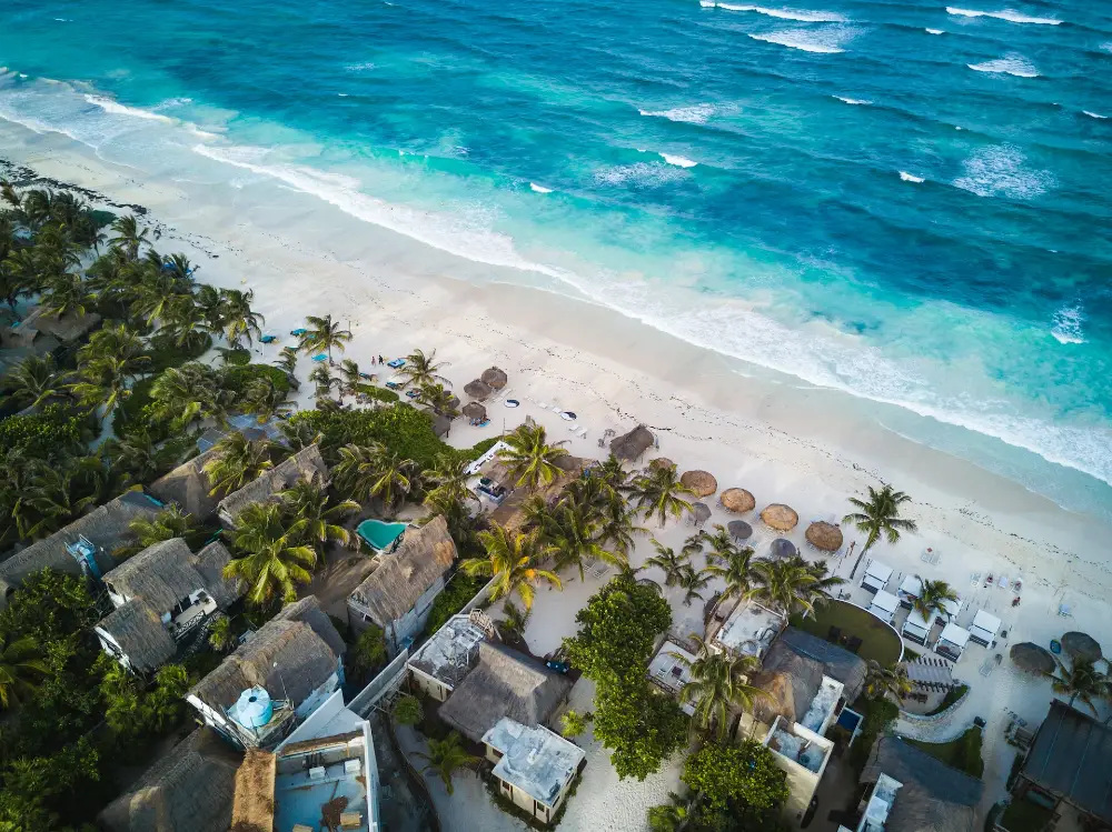 Yucatan-halvøen i Mexico er et ferieparadis i februar med 30 grader